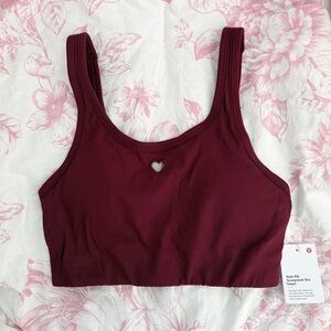 NWT lululemon heart nulu scoopneck bra XXS